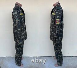 Vintage Ukrainian army military border guard uniform set. Rank major