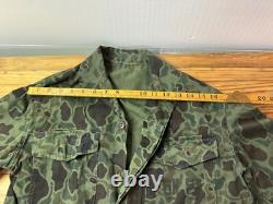 Vintage Usmc Korean War Frogskin Duck Camo Jacket Pants Set Army