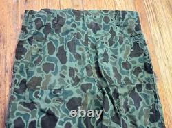 Vintage Usmc Korean War Frogskin Duck Camo Jacket Pants Set Army