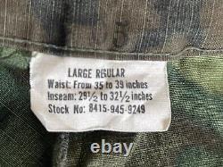 Vintage Vietnam ERDL Combat Uniform Set RARE HARD TO FIND Size- Large Regular