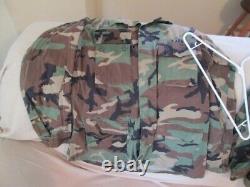 Vintage set Army camouflage Trous M XL inseam, XL shirt, Med jacket Men & Woman