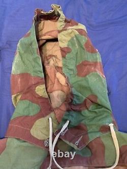 Vtg 60s Italian Army Paratrooper 3 pc. Camouflage M29 set. Jacket, pants & hood