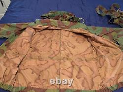 Vtg 60s Italian Army Paratrooper 3 pc. Camouflage M29 set. Jacket, pants & hood