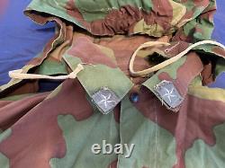 Vtg 60s Italian Army Paratrooper 3 pc. Camouflage M29 set. Jacket, pants & hood