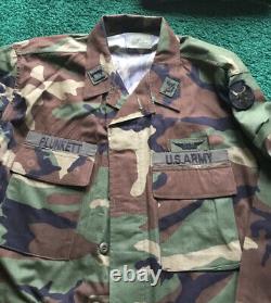 Vtg Mens Us Army Full Set Camouflage Camo Uniform Large Cold Weather Field 3pcs