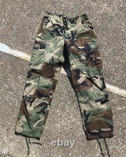 Vtg Mens Us Army Full Set Camouflage Camo Uniform Small Cold Weather Field