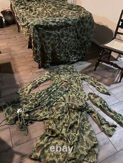 WW11 Original Camouflaged Grouping Netting Snippers set