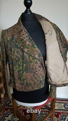 WW2 German camouflaged HBT Panzer uniform set