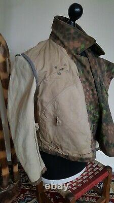 WW2 German camouflaged HBT Panzer uniform set