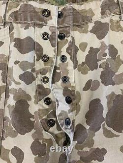 WW2 WWII USMC P42 Camouflage Jacket/ Trouser Reproduction Set WWII Impressions