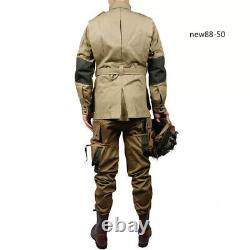 WWII US Airborne Field Army Paratrooper M42 Mens Suit Uniform Jacket Pants Set