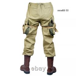 WWII US Airborne Field Army Paratrooper M42 Mens Suit Uniform Jacket Pants Set