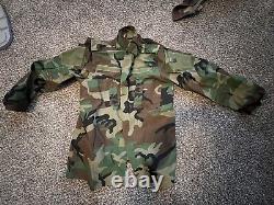 Woodland ACU Set (Jacket and Pants) Large Regular (Both)