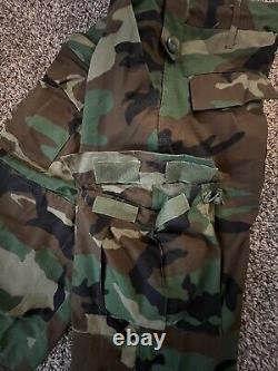 Woodland ACU Set (Jacket and Pants) Large Regular (Both)