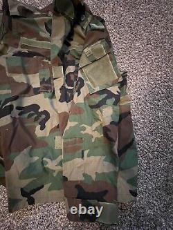 Woodland ACU Set (Jacket and Pants) Large Regular (Both)