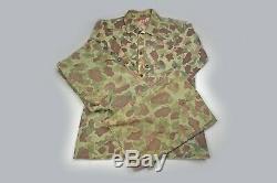 Wwii U. S. Marine Corps P44 Camouflage Uniform Jacket & Trouser Set