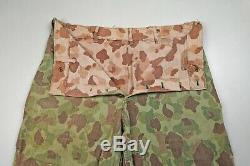 Wwii U. S. Marine Corps P44 Camouflage Uniform Jacket & Trouser Set