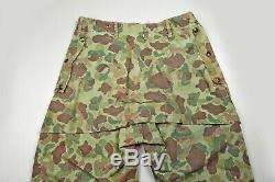 Wwii U. S. Marine Corps P44 Camouflage Uniform Jacket & Trouser Set