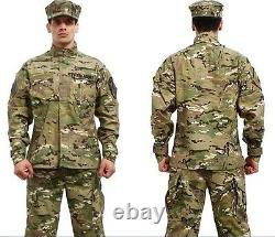 XS-XXL Mens Ripstop Camouflage Tactical Military Uniform Suit Jacket Pant 1 Sets