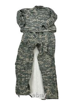 2 Ensembles Us Army Acu Digital Camouflaged Uniform Trousers And Coat Large/long