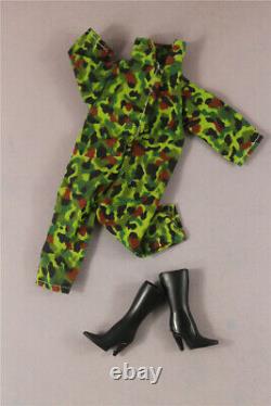 2in1 Ensemble Militaire Armée Camouflage Uniforme +boots Outfit For 11.5 Inch Doll