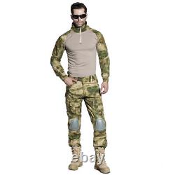 Armã©e Tactique G3 Uniforme De Combat Chemise & Pantalon Set Militaire Airsoft L Taille Us Post