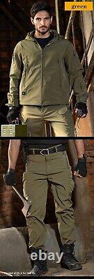 Armée US CP Camo Uniforme de combat Militaire Ensemble de veste et pantalon tactique en coquille souple
