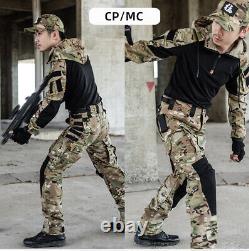 Army Men's Military Gen3 Tactical Combat Shirt Pantalons Imperméables Edr Camo Uniforme
