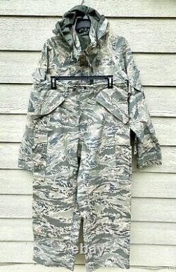 Authentique Ensemble Tout Usage Moyen Regular en Tiger Stripe Abu Gore Tex de l'USAF Apecs