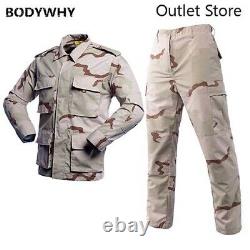 Camouflage Uniforme Tactique Hommes Ensembles De Costumes De Combat De L'armée Ensembles De Vêtements Militaires