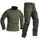 Chasse De L'uniforme De Camouflage Vert Tactique De Combat Chemise Pantalon Costume Ensemble Militaire