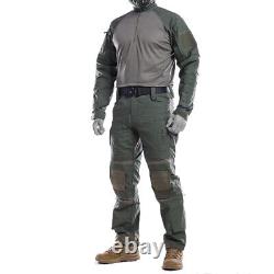 Chemise de combat pour hommes, pantalons tactiques assortis, tenue de camouflage pour forces spéciales d'airsoft