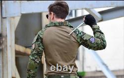 Chemise de combat tactique pour hommes, pantalon, costume militaire, uniforme de l'armée BDU, camouflage SWAT