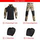 Chemise De Uniforme Militaire Pantalon Tactique Avec Rembourrage Costume De Camouflage Vêtements De Chasse