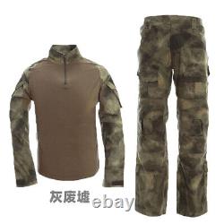 Chemise pantalon de paintball de l'armée de combat uniforme militaire tactique camouflage extérieur