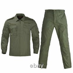 Combinaison De Camouflage Pour Hommes Combinaisons Militaires Tactiques Top+pants Vêtements De Camping De Plein Air