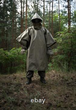 Combinaison de camouflage à imagerie thermique, manteau anti-chaleur, poncho, olive, anti-drone