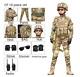 Combinaison De Camouflage Pour Enfants - Uniforme D'entraînement Militaire Des Forces Spéciales Avec Casque
