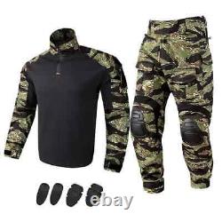 Combinaison de vêtements uniformes de combat KRYDEX camouflage G3 style CP tactique de chasse