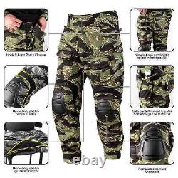 Combinaison de vêtements uniformes de combat KRYDEX camouflage G3 style CP tactique de chasse