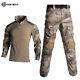 Combinaison Uniforme Militaire Camouflage Pour Homme Avec Chemise Coupe-vent Et Pantalon Cargo.