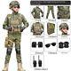 Costume De Camouflage Pour Enfants Spécial Forces Camp D'été D'entraînement Militaire Uniforme