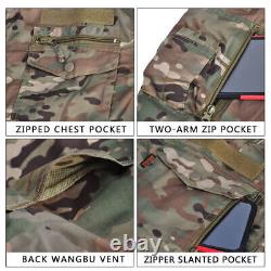 Costume de camouflage pour homme Tenues militaires tactiques Uniformes de chasse Vêtements de costume