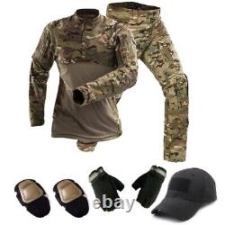 Costume de camouflage tactique 2023 pour softair US Combat Shirt Cargo CP multicam