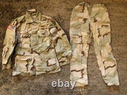 Edr Desert Camouflage Blouse Militaire Et Pantalons Américains Set Petit Uniforme De L'armée Régulière