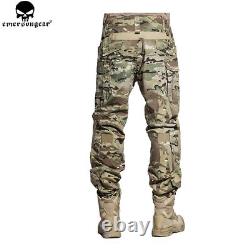Emerson Uniforme Tactique Bdu G2 Chemise De Combat & Pantalon Ensemble De Vêtements De Militaire Avec Des Pads