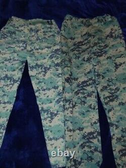 Enfants Militaire Camo BDU 1xVeste & 6xPantalons Tenue de Combat Armée Taille Moyenne 10-12, Bottes Taille 5