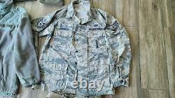 Ensemble Complet De Bottes De Chapeau De Pantalon D'uniforme De L'armée De L'air Américaine Pour Hommes Camouflage W Nom