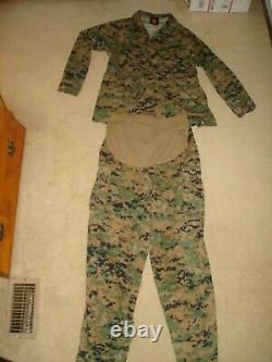 Ensemble D'uniforme De Camouflage Marpat Woodland Maternité Marine Des États-unis Med. Reg