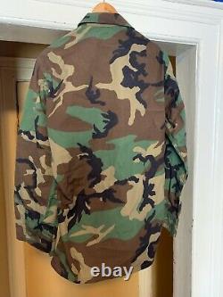Ensemble D'uniformes Camouflage De L'armée Américaine, Manteau Sz Pantalon Régulier Moyen Sz Large